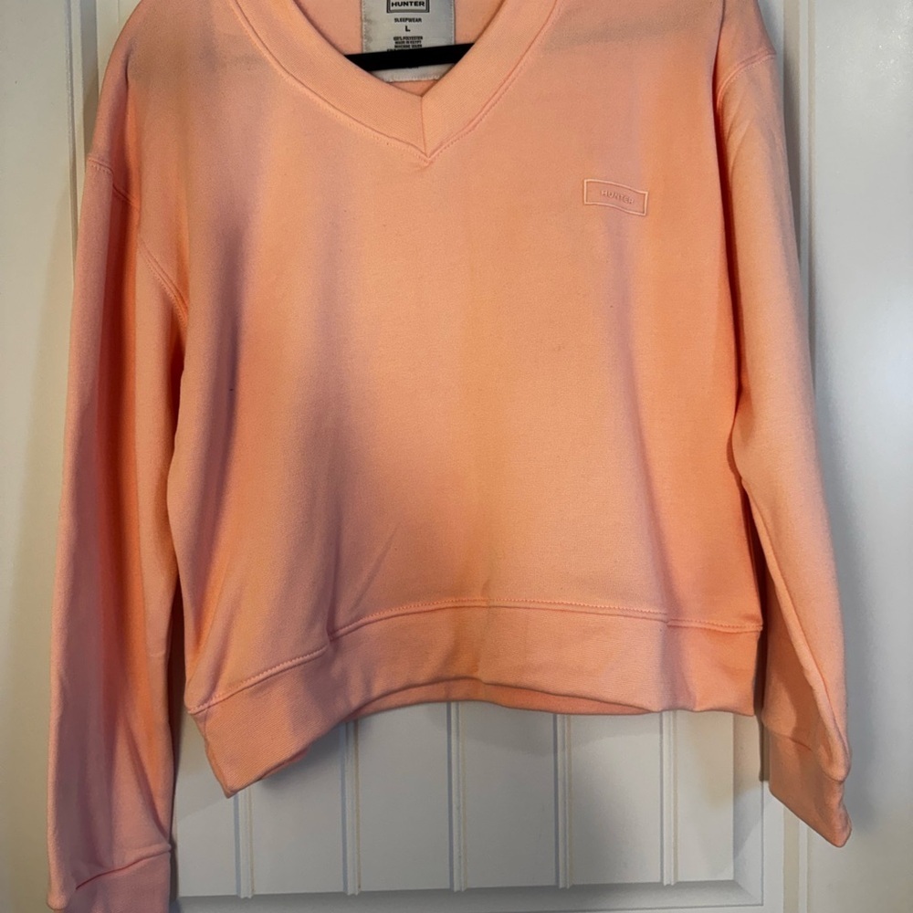 Hunter Women's Pajama/Lounge Set V-neck Cropped Top & Matching Cargo Pants NWOT - Picture 4 of 11